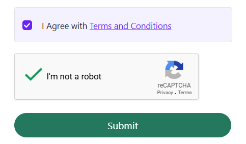 Terms and Conditions